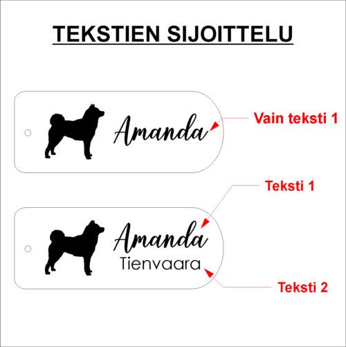 KOTIELÄIMET-avaimenperä (omalla nimellä) - Image 3